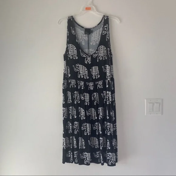Elephant Patterned Dress - Picture 1 of 5